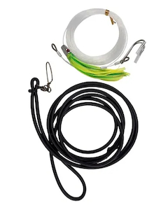 Marine accessory: Nacsan Trolling Bungee – Green and Yellow