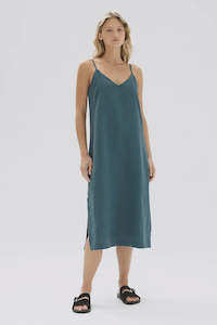 Vallory Linen Slip Dress