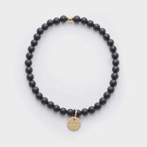 Amuleto Onyx 4mm Bracelet/Wrap | Goldfilled