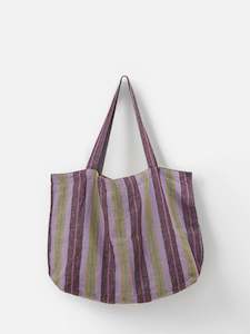 Biarritz Striped Market Bag