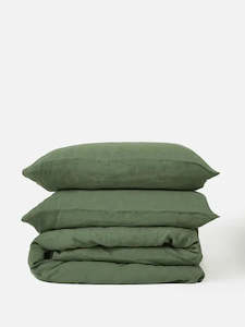 Spearmint Linen Bedding