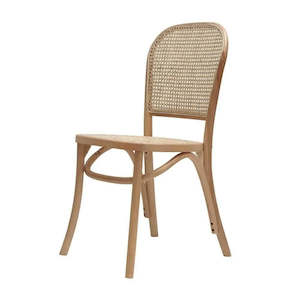 Bentwood Rattan Dining Chair