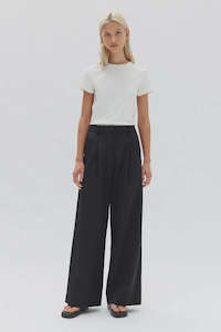 Roberta Wool Pant | Black