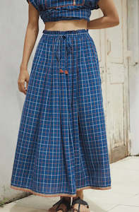 Seetha Skirt | Indigo