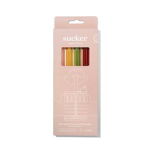 Utensils: Sucker NZ | Glass Smoothie Straws | Pack of 4