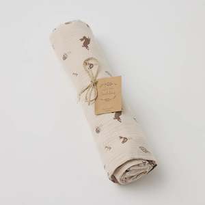 Over The Dandelions | Organic Muslin Swaddle