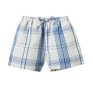 Nature Baby | Rafferty Shorts Linen | Clyde Check