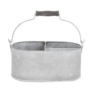 Old Zinc Kitchen Caddy