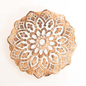 Trade Aid Mango Wood Mandala Trivet