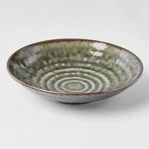 Festive Table: Sage Shallow Bowl