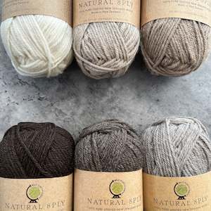 Wild Earth Yarns Natural Haunui // 8ply