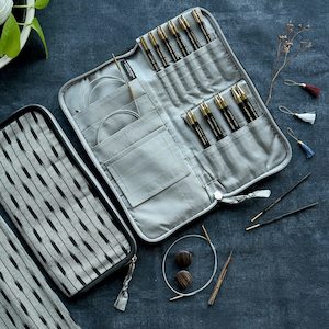 Bags Cases: Lantern Moon: Interchangeable Needle Case - Ikat