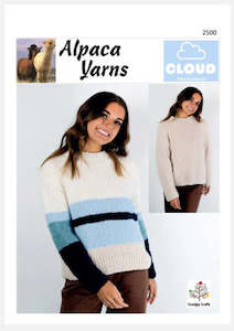 Stripe or Plain Sweater (2500) - Printed Pattern