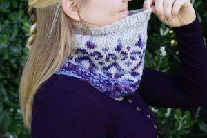 Black Cat Knit Co 1: Moonstone Cowl - Digital Download