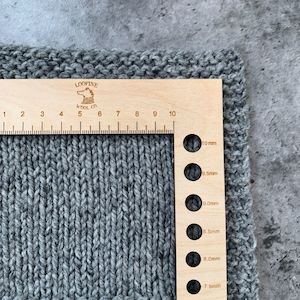 Loopine Wool Co: Loopine Wooden Gauge Tool