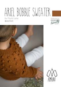 Naturally Yarns: Ariel Bobble Sweater - Printed Pattern