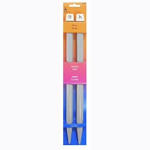 Pony Plastic Straight Knitting Needles // Large Sizes