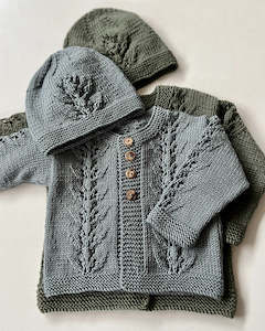 Abby Cardigan & Hat by The Kiwi Stitch & Knit Co - Printed Pattern