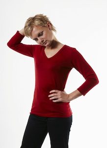 Ladies Merino T Shirt Long Sleeve