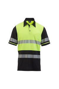 Hi Vis Polo With Segmented Tape