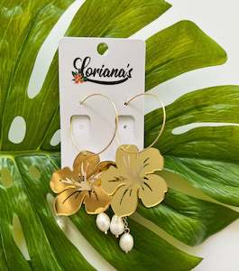 ATAAHUA HIBISCUS EARRINGS