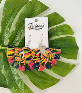 Tautaliga Earrings: COOK ISLAND RITTO EARRINGS