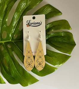 NATIA TEARDROP TIPANI EARRINGS