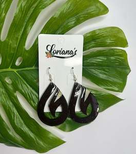 Tautaliga Earrings: SIENNA COCONUT SHELL EARRINGS