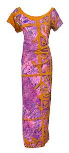 Pacific Island Art Dresses: AKANESI DRESS