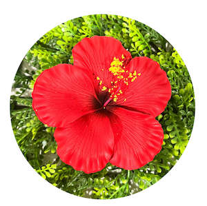 Seis And Flower Hair Clips: OFUSINA Hibiscus