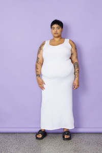 Maxi Slip - White