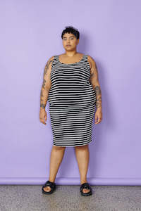 Clothing wholesaling: Midi Slip - Stripe