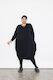 Elodie Dress - Black Merino Knitwear