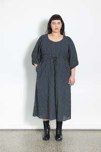 Taylor Dress - Dotti Navy and Black