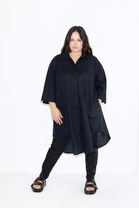 Linen Shirt - Black