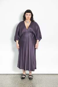 Slinky Dress - Aubergine