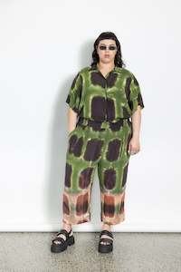 Clothing wholesaling: Desert Pant - Rust and Green Squares