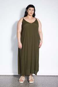 Clothing wholesaling: Lucky Slip  - Olive