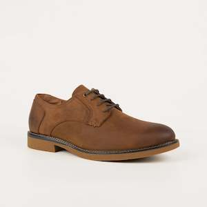 Shoe: HUSH PUPPIES MANCHESTER - BROWN RUB