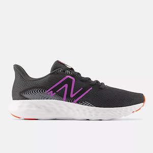 NEW BALANCE WOMENS 411 v3 - BLACK/COSMIC ROSE/ORBIT PINK