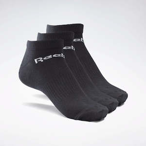 Reebok Active Low Cut Socks 3 Pack - Black