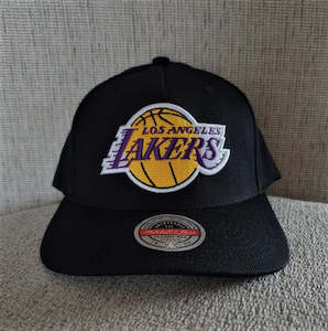 MITCHELL & NESS LAKERS SNAPBACK - BLACK/YELLOW/PURPLE