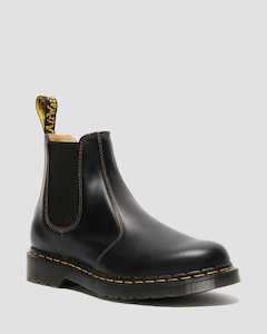 Dr Martens 2976 Abruzzo Leather Chelsea Boots - Black+brown Abruzzo Wp