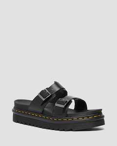 DR MARTENS MYLES SLIP ON SANDALS - BLACK BRANDO