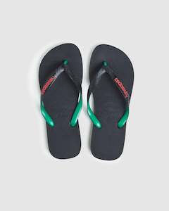 HAVAIANAS TOP MIX FC - BLACK/GREEN