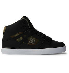 DC PURE HIGH TOP WC - BLACK/BLACK/GREEN