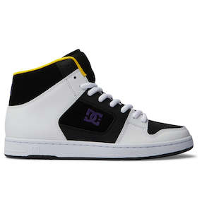 Shoe: DC MANTECA 4 HI - BLACK/WHITE/PURPLE