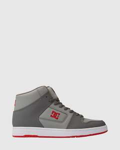 Shoe: DC MANTECA 4 HI - WHITE/GREY/ORANGE