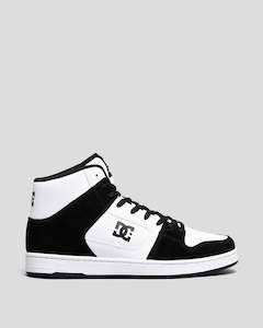 Shoe: DC MANTECA 4 HI - WHITE/BLACK