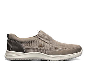 Shoe: FLORSHEIM NUNN BUSH CONWAY KNIT MOC TOE SLIP ON - TAUPE